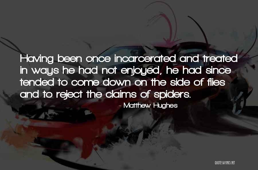 Someone Incarcerated Quotes By Matthew Hughes