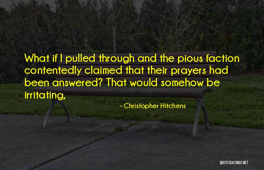 Someone Irritating You Quotes By Christopher Hitchens