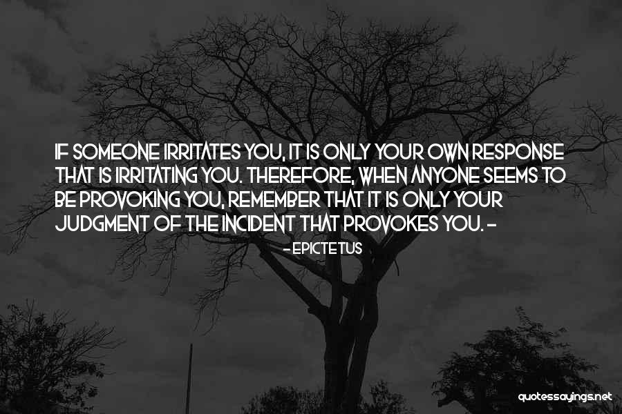 Someone Irritating You Quotes By Epictetus