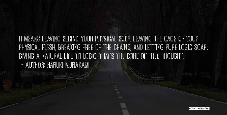 Someone Leaving You Behind Quotes By Haruki Murakami