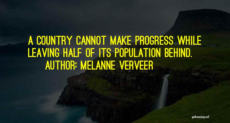 Someone Leaving You Behind Quotes By Melanne Verveer