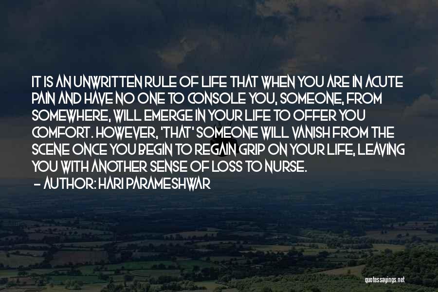 Someone Leaving Your Life Quotes By Hari Parameshwar