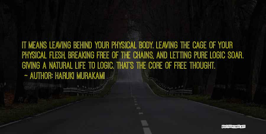 Someone Leaving Your Life Quotes By Haruki Murakami