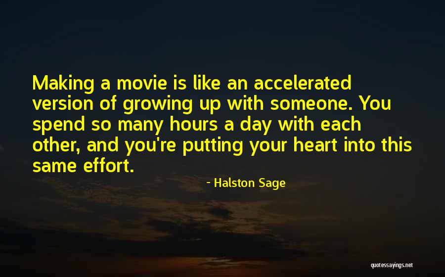 Someone Making Effort Quotes By Halston Sage Someone Making Effort Quotes By Halston Sage