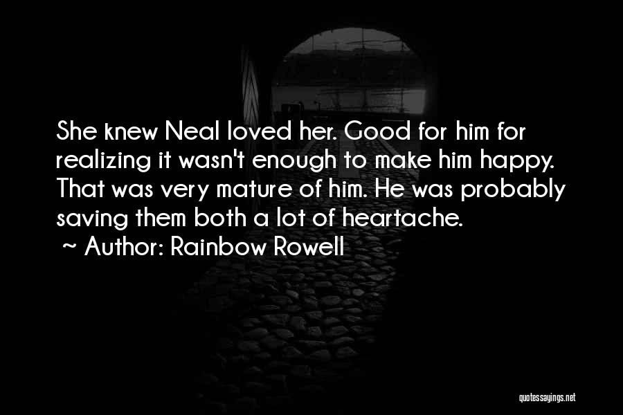 Someone Not Realizing How Much You Love Them Quotes By Rainbow Rowell