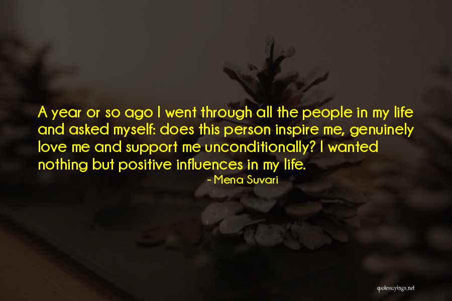 Someone On Life Support Quotes By Mena Suvari