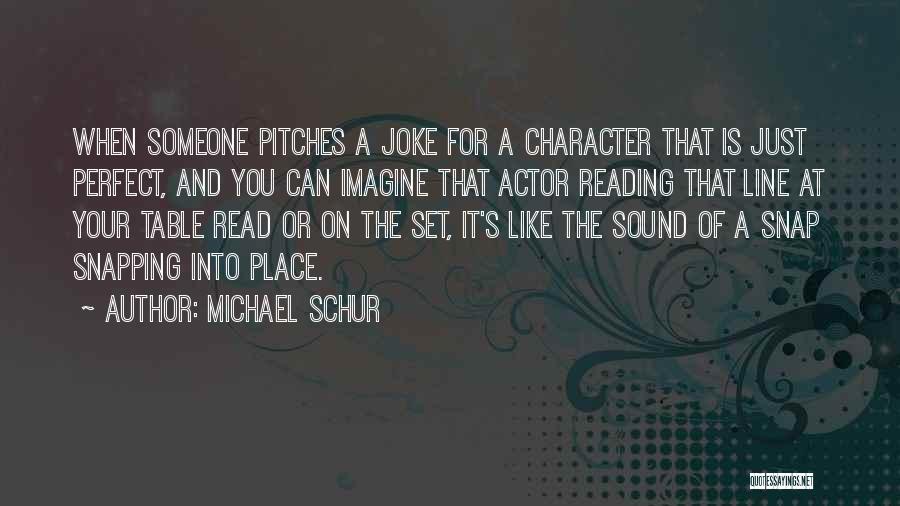 Someone Perfect For You Quotes By Michael Schur