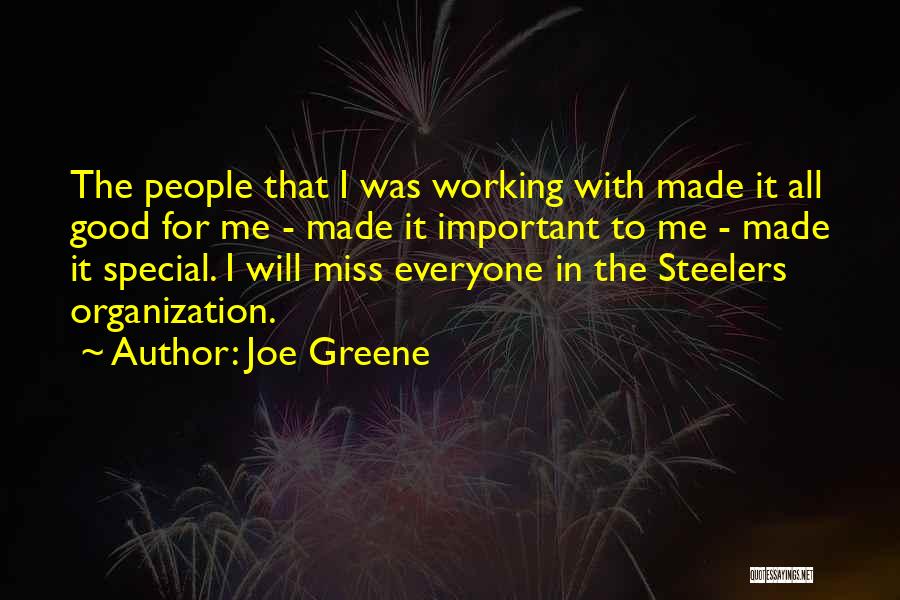 Someone Special To Miss Quotes By Joe Greene