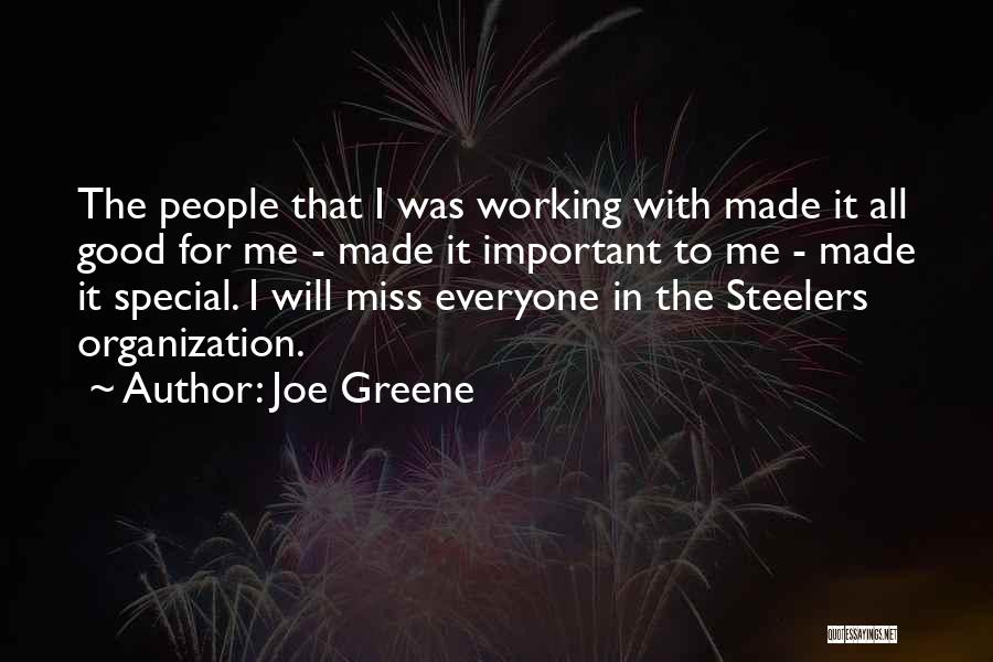 Someone Special You Miss Quotes By Joe Greene