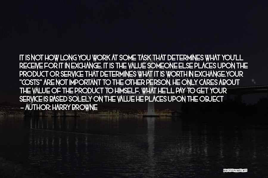 Someone That Cares About You Quotes By Harry Browne