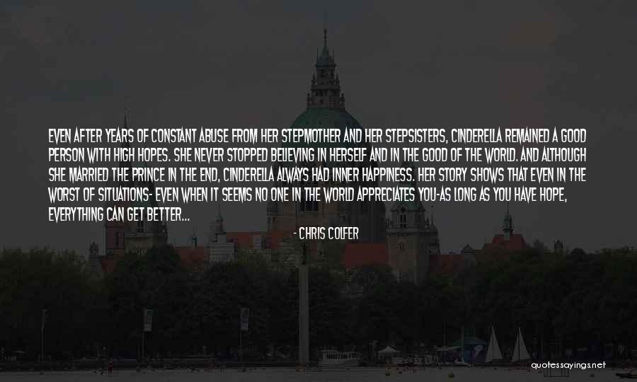 Someone Who Appreciates You Quotes By Chris Colfer Someone Who Appreciates You Quotes By Chris Colfer
