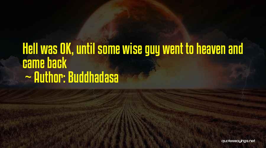 Someone Who Came Back Quotes By Buddhadasa