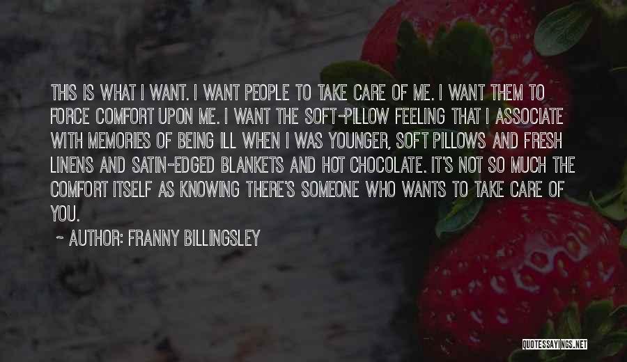 Someone Who Care Quotes By Franny Billingsley