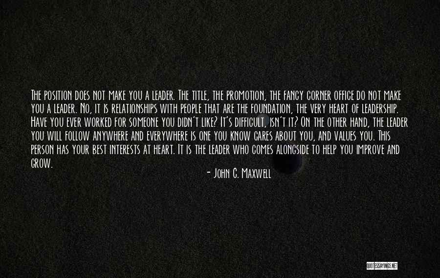Someone Who Cares About You Quotes By John C. Maxwell Someone Who Cares About You Quotes By John C. Maxwell