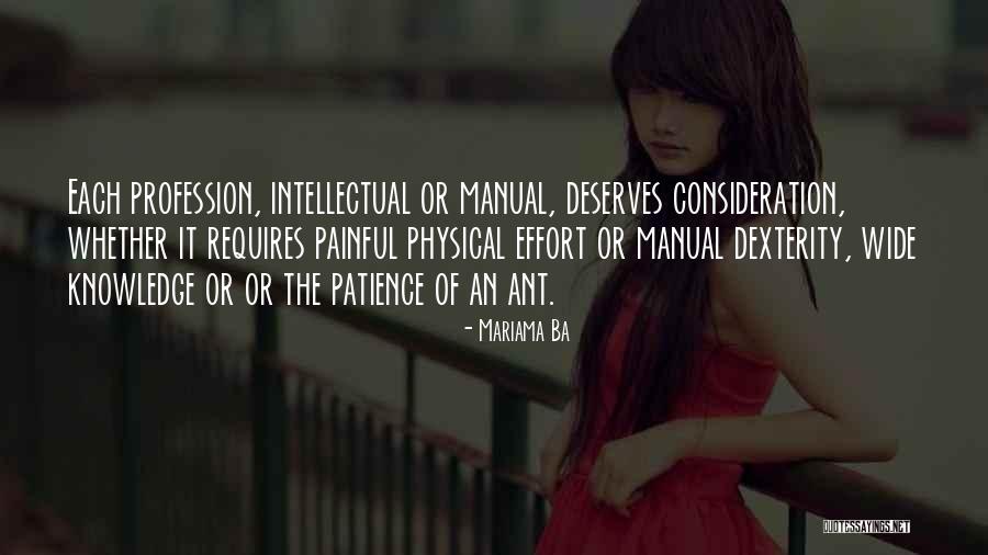 Someone Who Deserves You Quotes By Mariama Ba