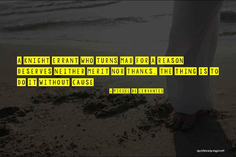 Someone Who Deserves You Quotes By Miguel De Cervantes