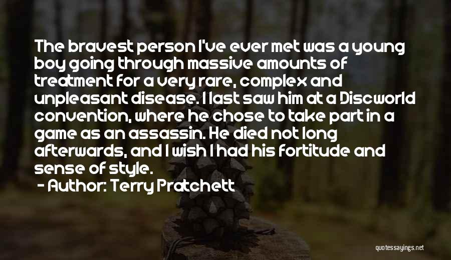 Someone Who Died Too Young Quotes By Terry Pratchett
