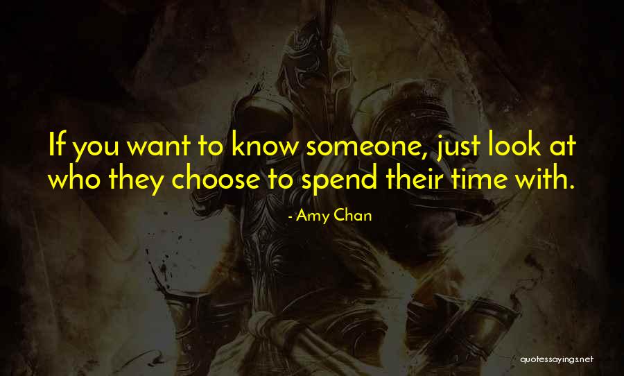 Someone Who Knows You Quotes By Amy Chan