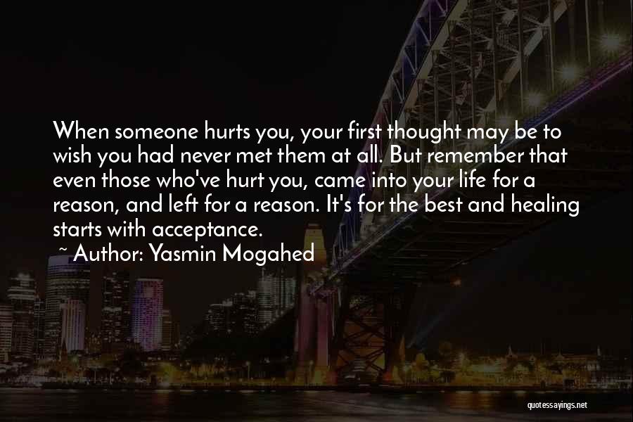 Someone Who Left You Quotes By Yasmin Mogahed