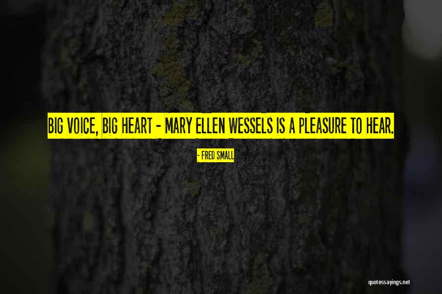 Someone With A Big Heart Quotes By Fred Small
