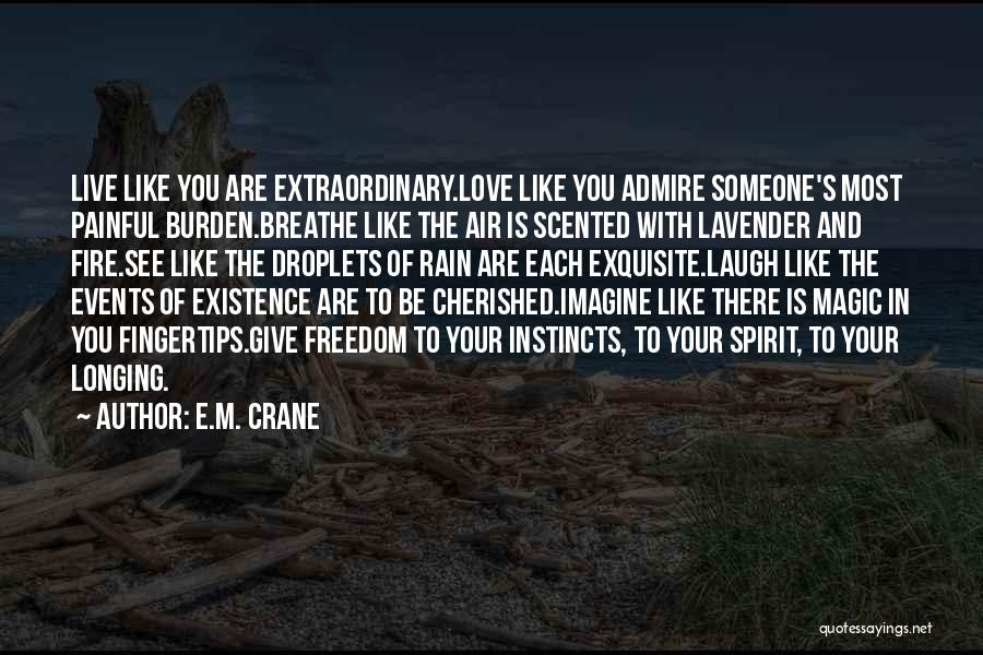 Someone You Admire Quotes By E.M. Crane