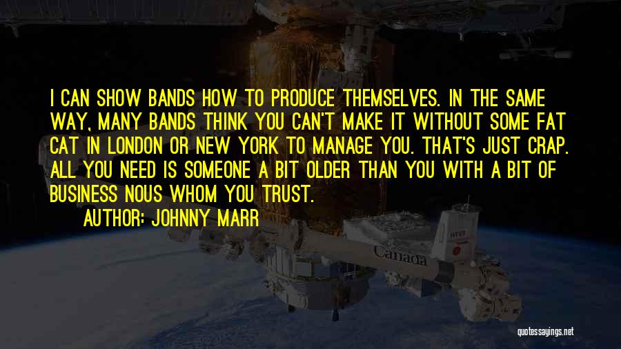 Someone You Can Trust Quotes By Johnny Marr