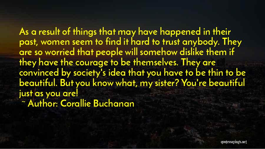Someone You Dislike Quotes By Corallie Buchanan