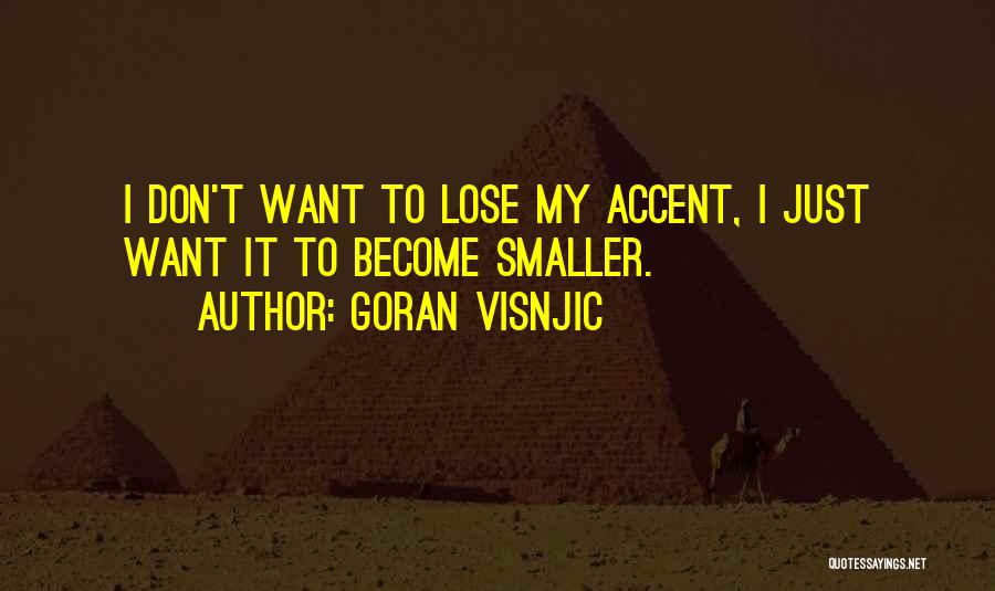 Someone You Don't Want To Lose Quotes By Goran Visnjic