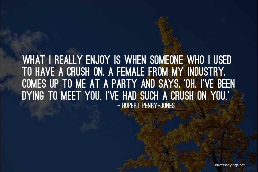 Someone You Have A Crush On Quotes By Rupert Penry-Jones