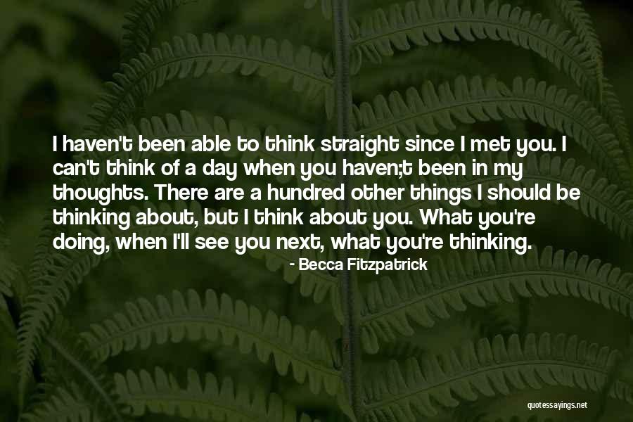 Someone You Haven't Met Quotes By Becca Fitzpatrick