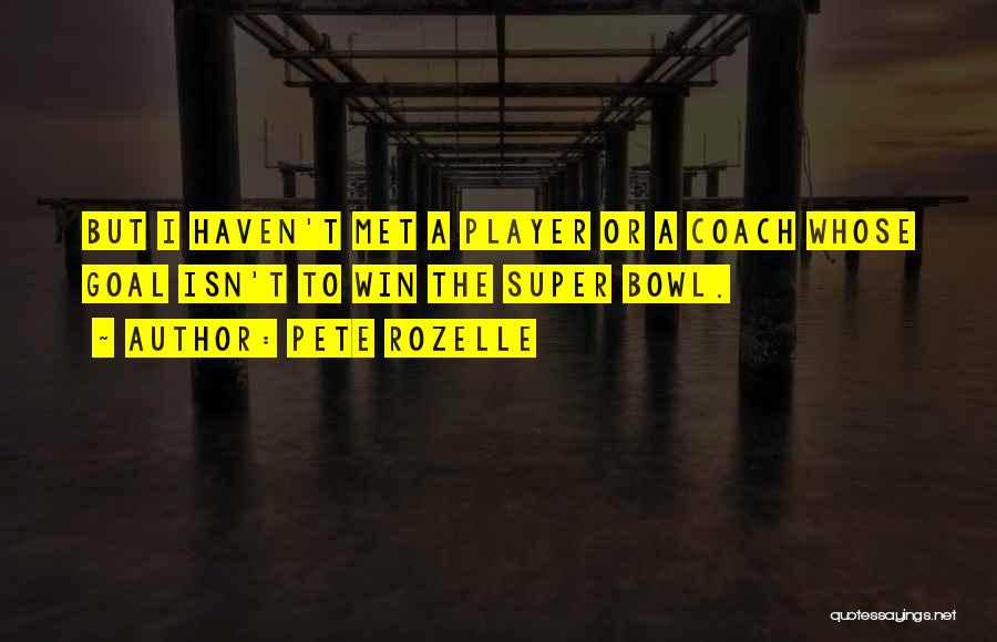 Someone You Haven't Met Quotes By Pete Rozelle