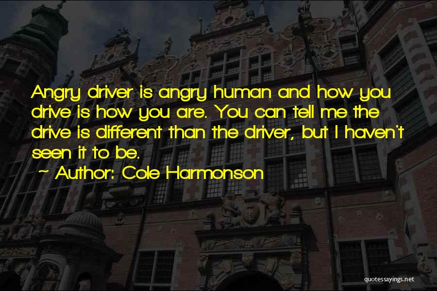 Someone You Haven't Seen Quotes By Cole Harmonson
