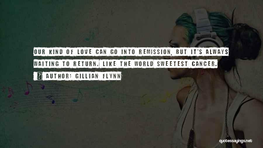 Someone You Love Having Cancer Quotes By Gillian Flynn