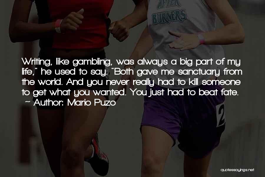 Someone You Never Had Quotes By Mario Puzo