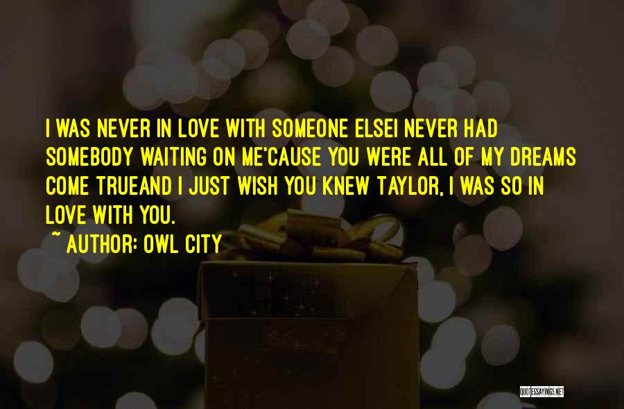 Someone You Never Had Quotes By Owl City