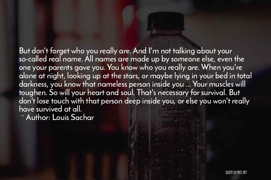 Someone's Soul Quotes By Louis Sachar