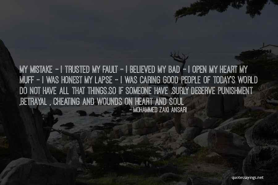 Someone's Soul Quotes By Mohammed Zaki Ansari