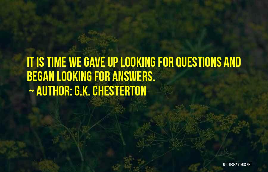 Someplace Restaurant Quotes By G.K. Chesterton