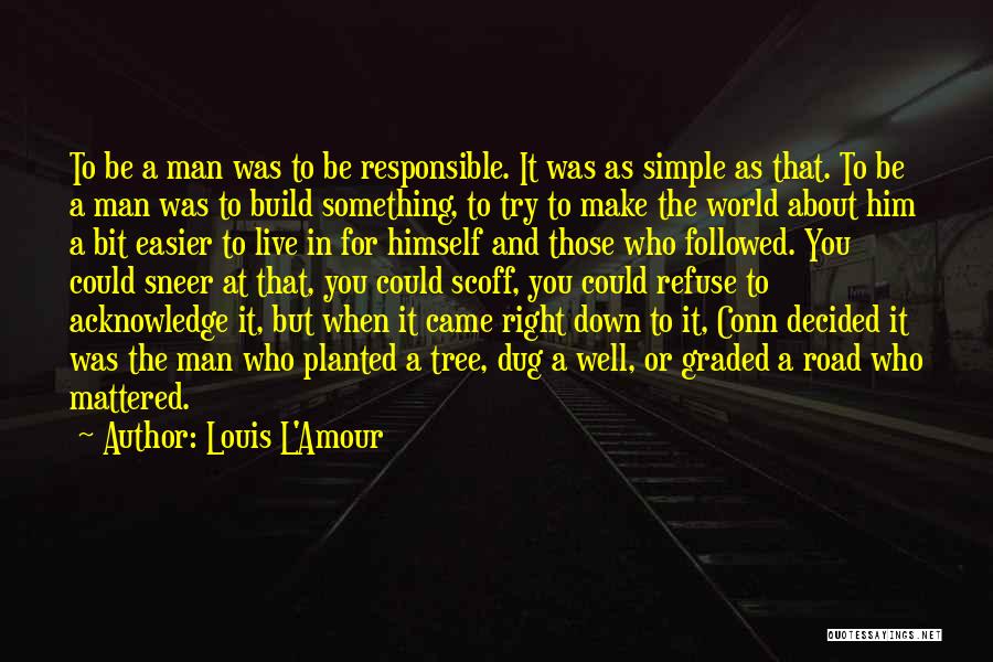Something About Him Quotes By Louis L'Amour