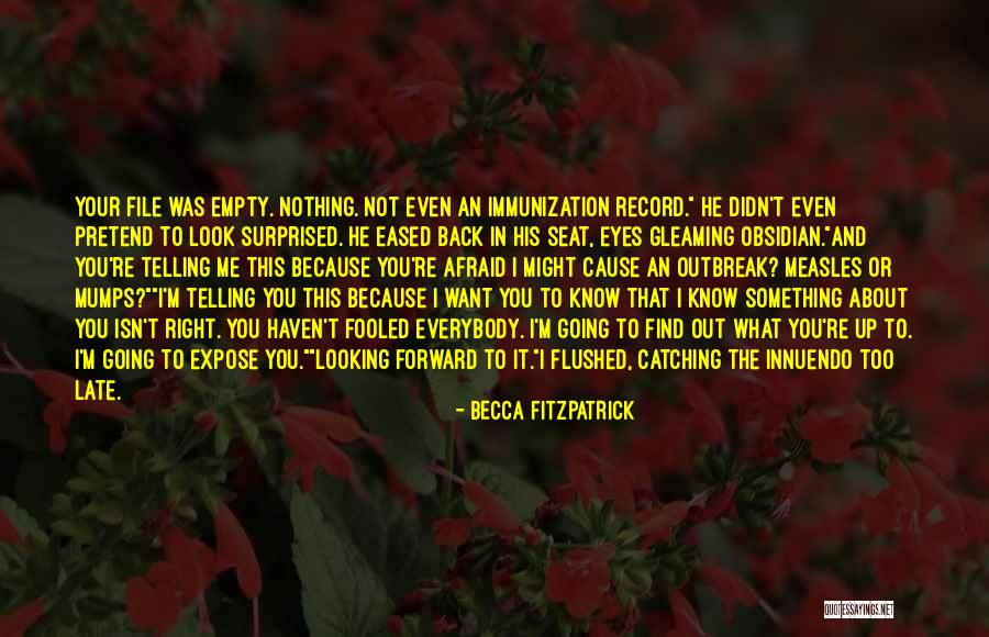 Something About Your Eyes Quotes By Becca Fitzpatrick Something About Your Eyes Quotes By Becca Fitzpatrick