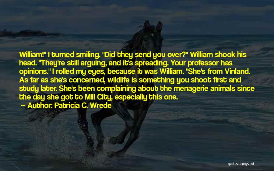 Something About Your Eyes Quotes By Patricia C. Wrede