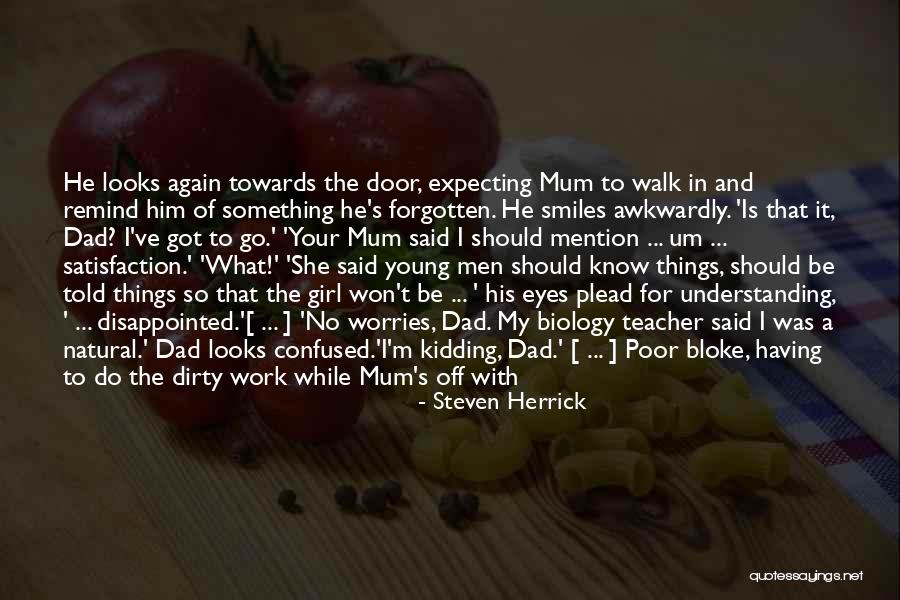 Something About Your Eyes Quotes By Steven Herrick Something About Your Eyes Quotes By Steven Herrick