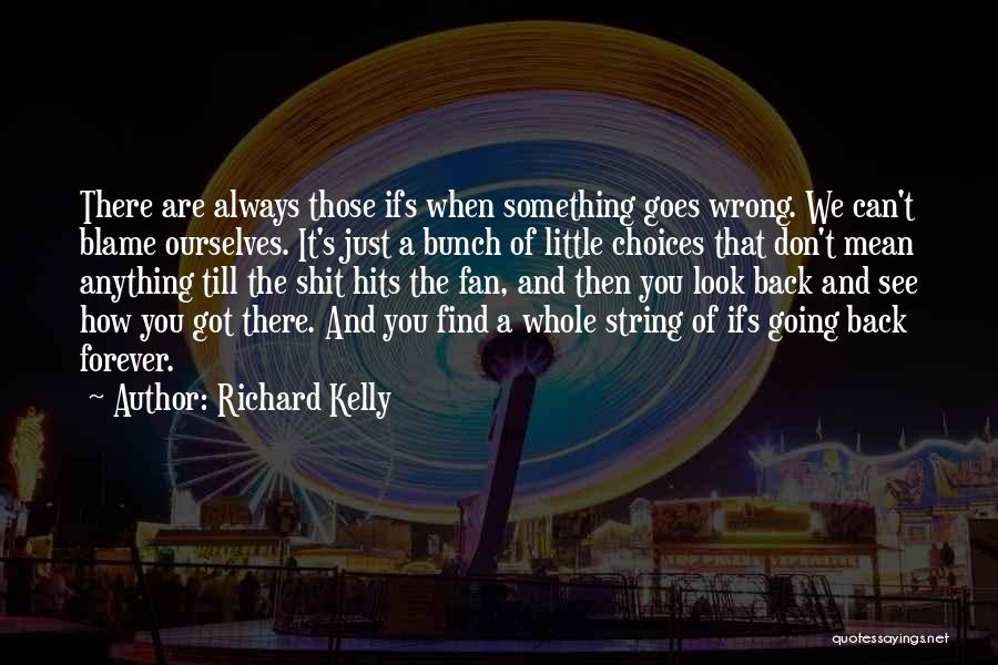 Something Always Goes Wrong Quotes By Richard Kelly