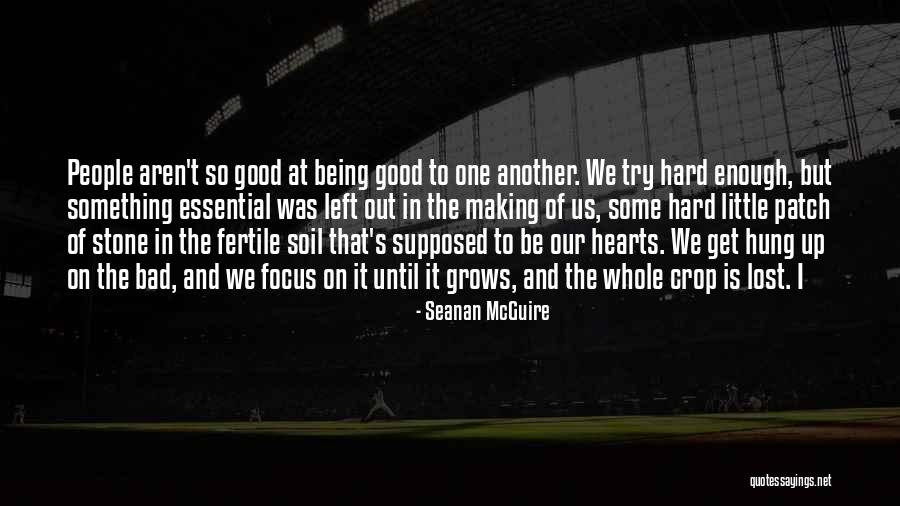 Something Being Good And Bad Quotes By Seanan McGuire Something Being Good And Bad Quotes By Seanan McGuire