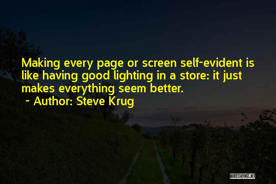 Something Better In Store Quotes By Steve Krug