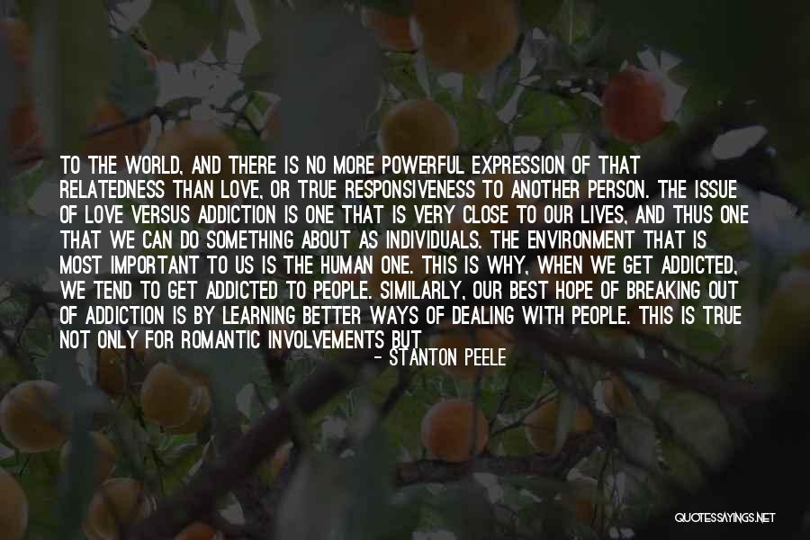 Something Better Out There Quotes By Stanton Peele Something Better Out There Quotes By Stanton Peele