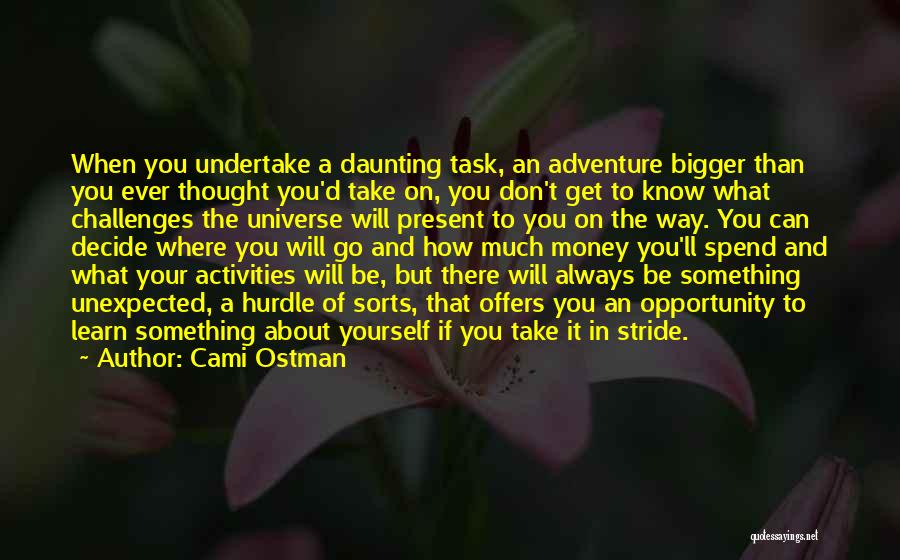Something Bigger Than Yourself Quotes By Cami Ostman