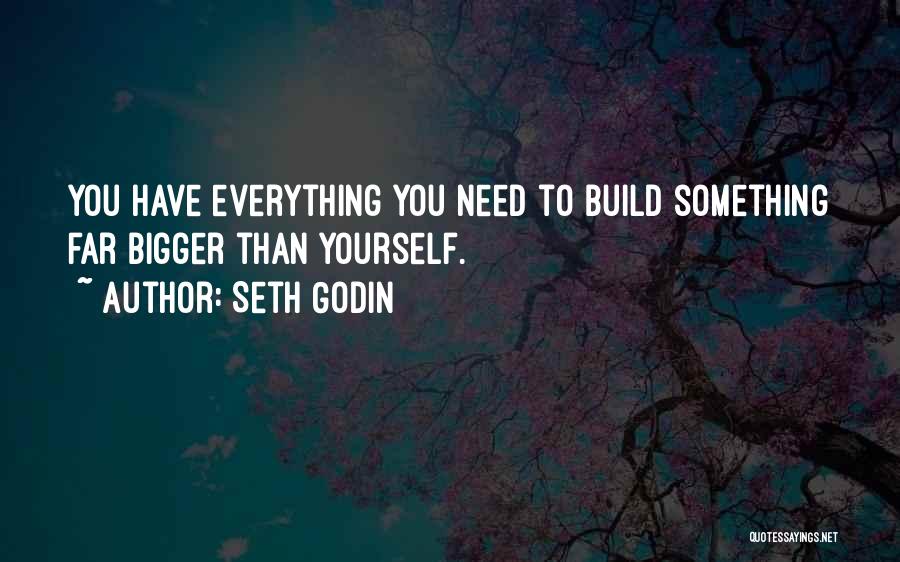 Something Bigger Than Yourself Quotes By Seth Godin