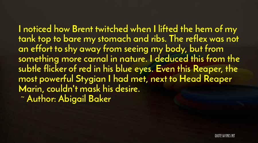 Something Blue Quotes By Abigail Baker
