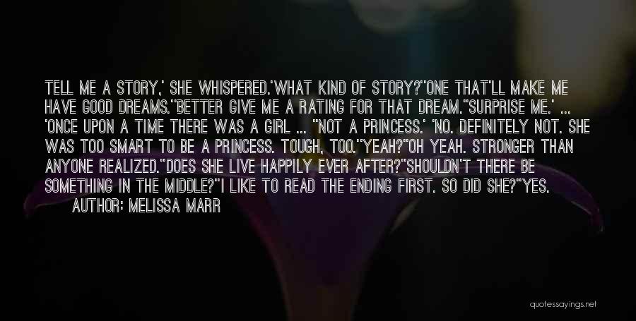 Something Ending Quotes By Melissa Marr